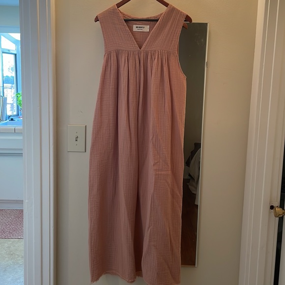 Go Gently Nation gauze frock, dune - Picture 4 of 6